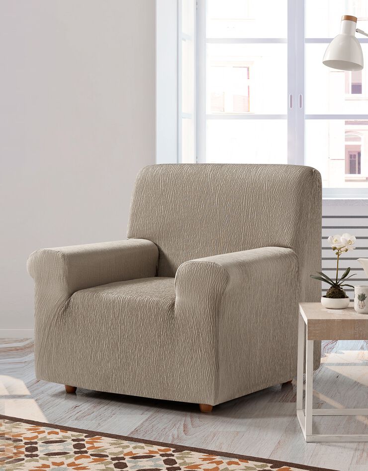 Housse fauteuil et canapé "Beta" (taupe)