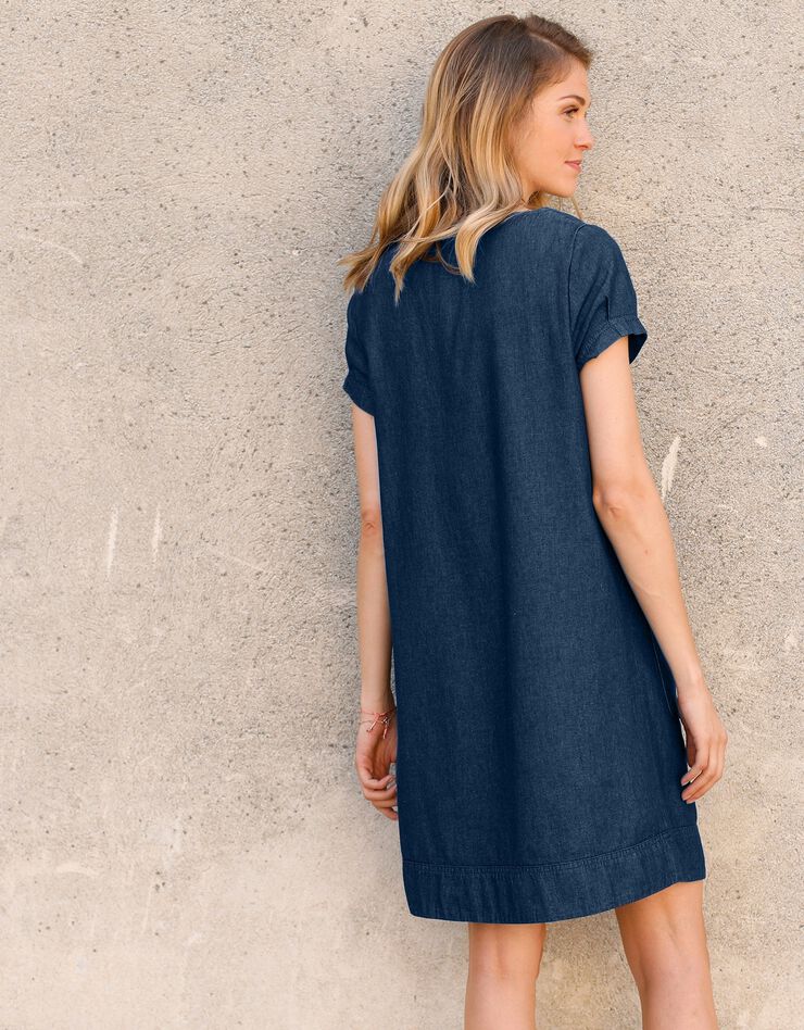 Robe housse denim léger (stone) Robe housse denim léger (stone)