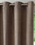 Rideau occultant et isolant finition oeillets (taupe)