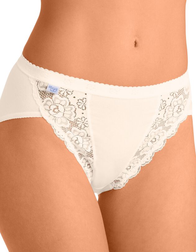 Culotte taï Chic, lot de 3 achetées + 1 GRATUITE (1) (nacré)