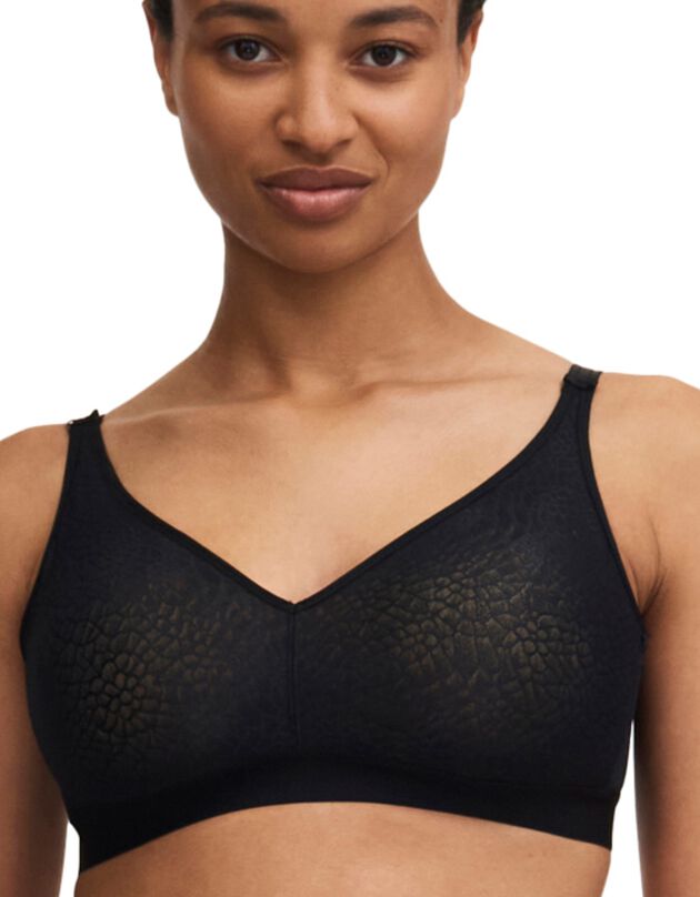 Soutien-gorge forme emboîtante « C magnifique » - sans armatures (noir)