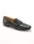 Mocassins cloutés à bout carré (noir)