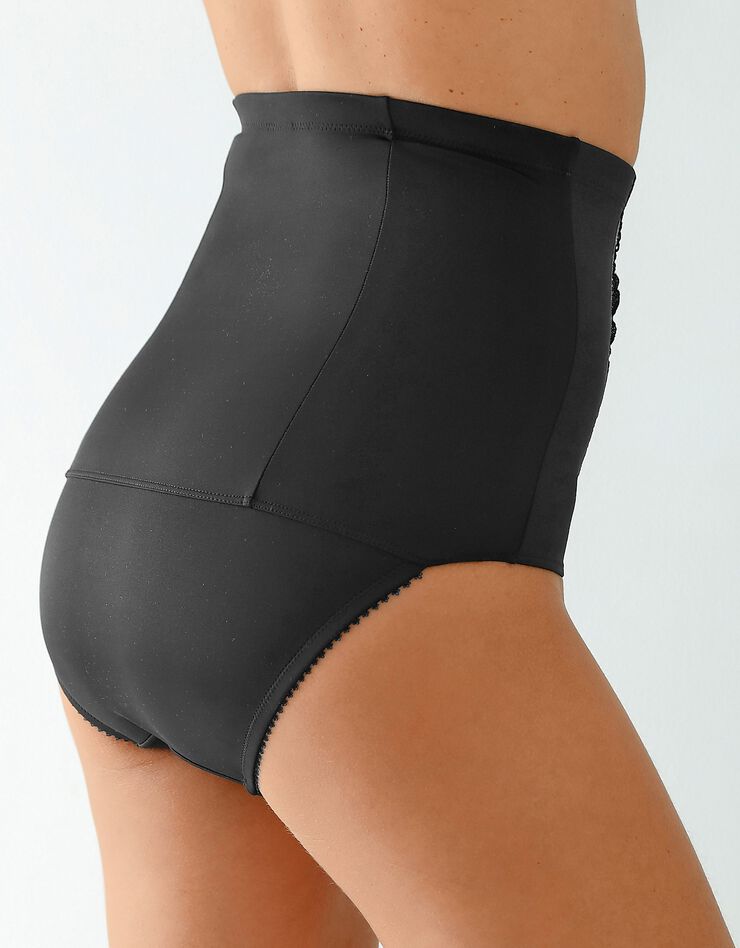 Gaine serre-taille dentelle amincissante (noir) Gaine serre-taille dentelle amincissante (noir)