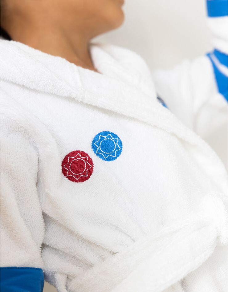 Peignoir de bain enfant astronaute éponge coton - 340g/m2 (blanc) Peignoir de bain enfant astronaute éponge coton - 340g/m2 (blanc)