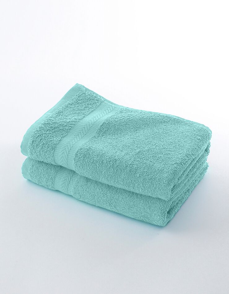 Eponge unie 420 g/m2 confort moelleux (vert d'eau)