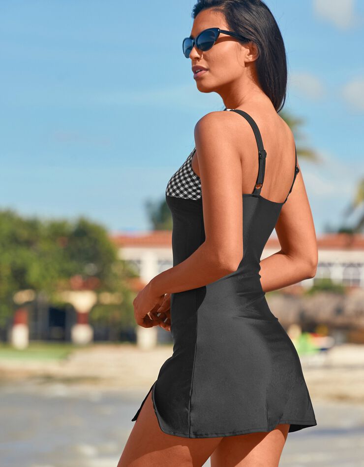 Maillot de bain 1 pièce forme jupette "Laconi" (noir) Maillot de bain 1 pièce forme jupette "Laconi" (noir)