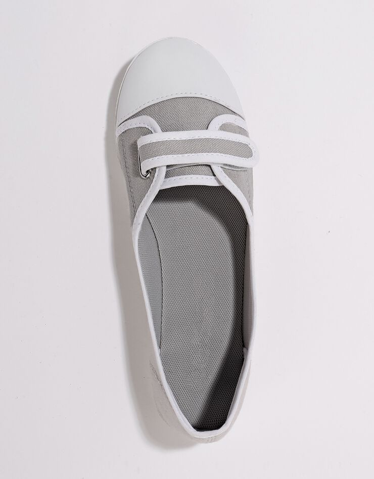 Ballerines toile (gris / blanc) Ballerines toile (gris / blanc)