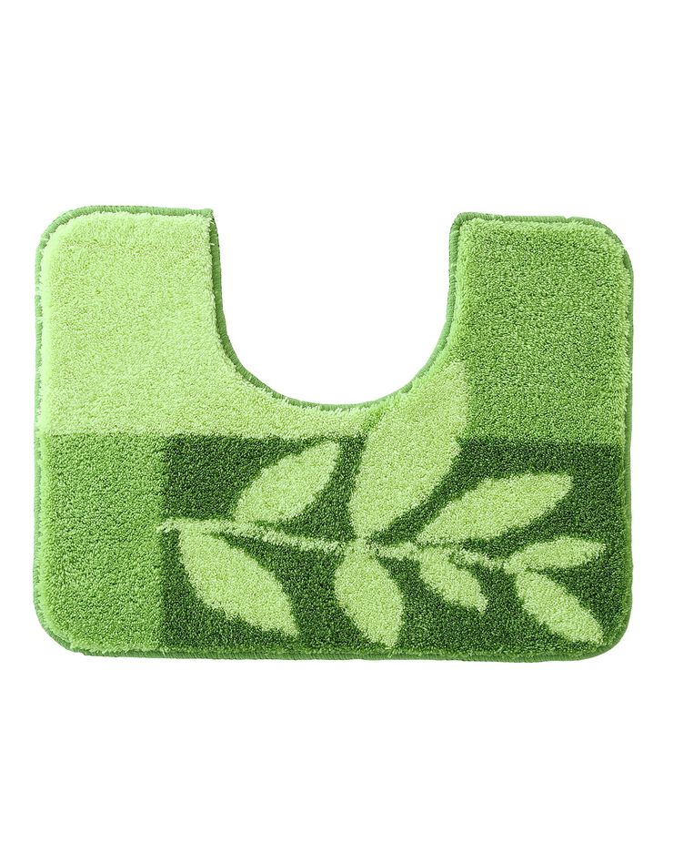 Tapis de bain motif provençal (vert)