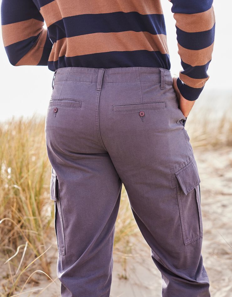 Pantalon battle en toile coton (anthracite) Pantalon battle en toile coton (anthracite)