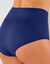 Gainette microfibre et guipure Rima - lot de 2 (bleu)