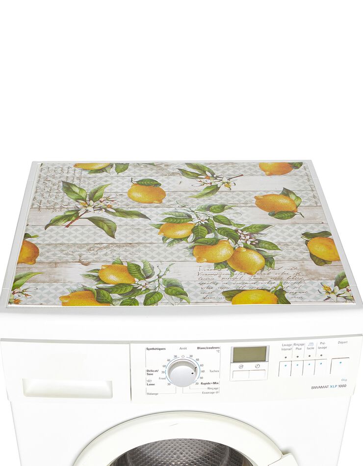 Tapis protection électroménager motif citrons (unique)