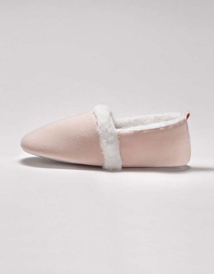 Chaussons doublés fausse fourrure (rose blush) Chaussons doublés fausse fourrure (rose blush)
