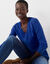 Pull col V, toucher doux (bleu dur) Pull col V, toucher doux (bleu dur)