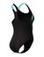 Maillot de bain 1 pièce Hyperboom Racerback (noir / bleu)