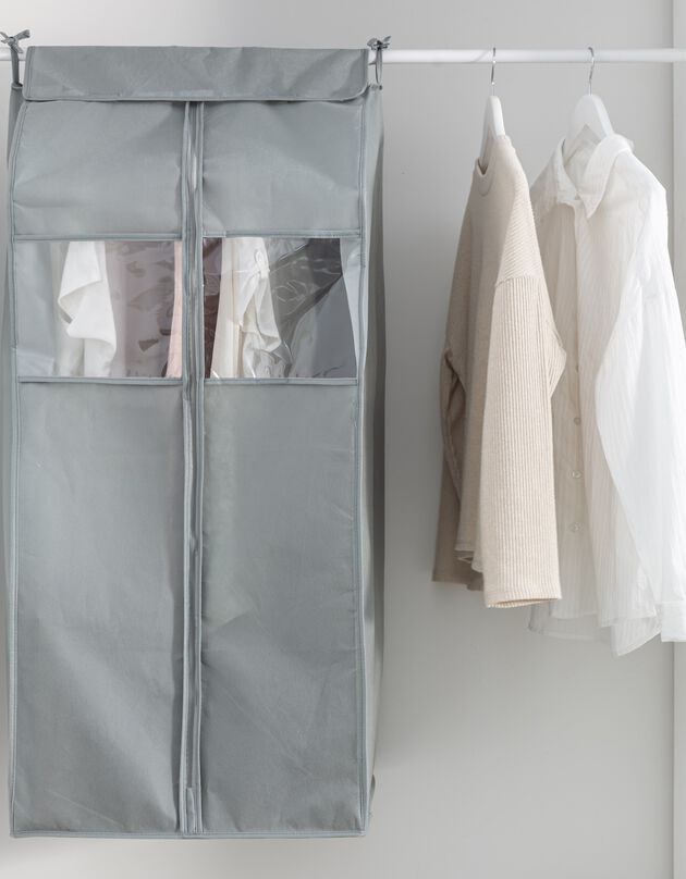 Large housse multi-vêtements (gris)