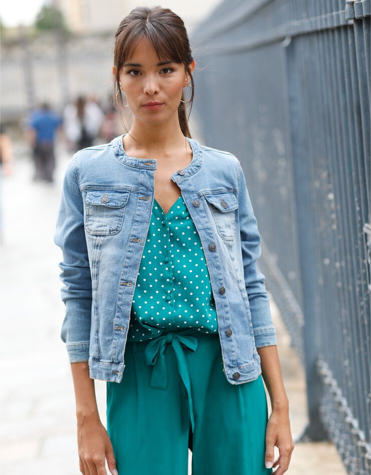 Veste jean délavé (bleached) Veste jean délavé (bleached)