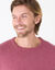 Pull pur coton col rond (rose fonc&eacute; chin&eacute;)
