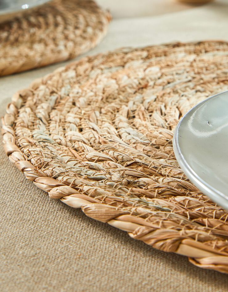Set de table ovale jute naturel - lot de 2 (naturel) Set de table ovale jute naturel - lot de 2 (naturel)
