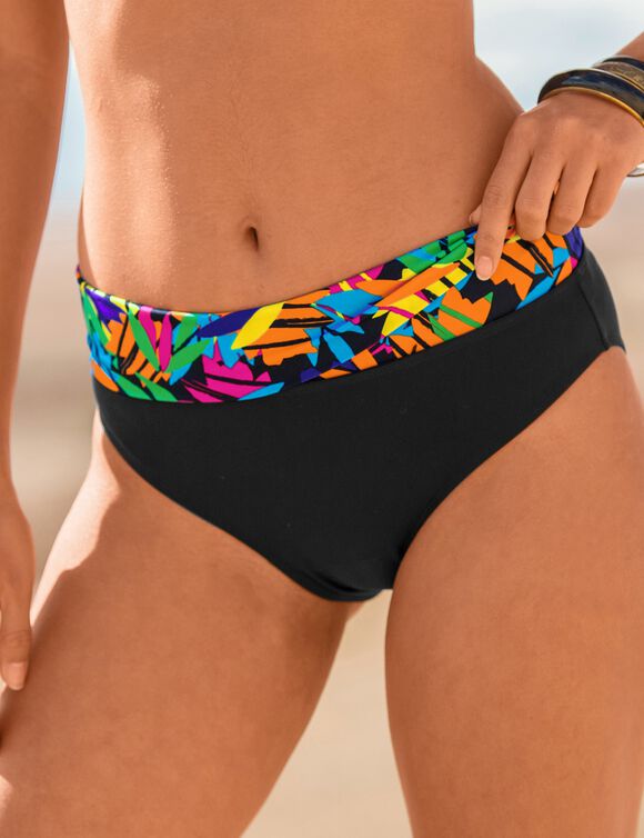 Slip ceinture modulable - Nebida (noir / multicolore)