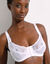 Soutien-gorge dentelle ouverture devant - avec armatures (blanc)