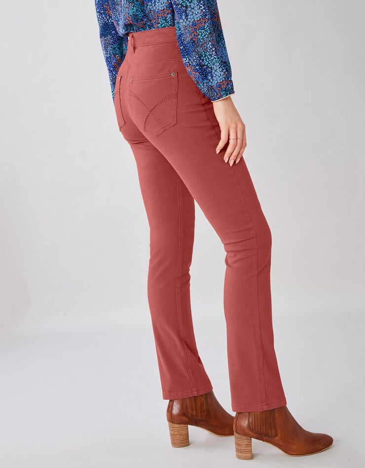 Pantalon sculptant coupe 5 poches (tomette)