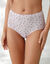 Culotte coton forme maxi unie prune et imprimée pissenlit - lot de 7  (prune / parme)