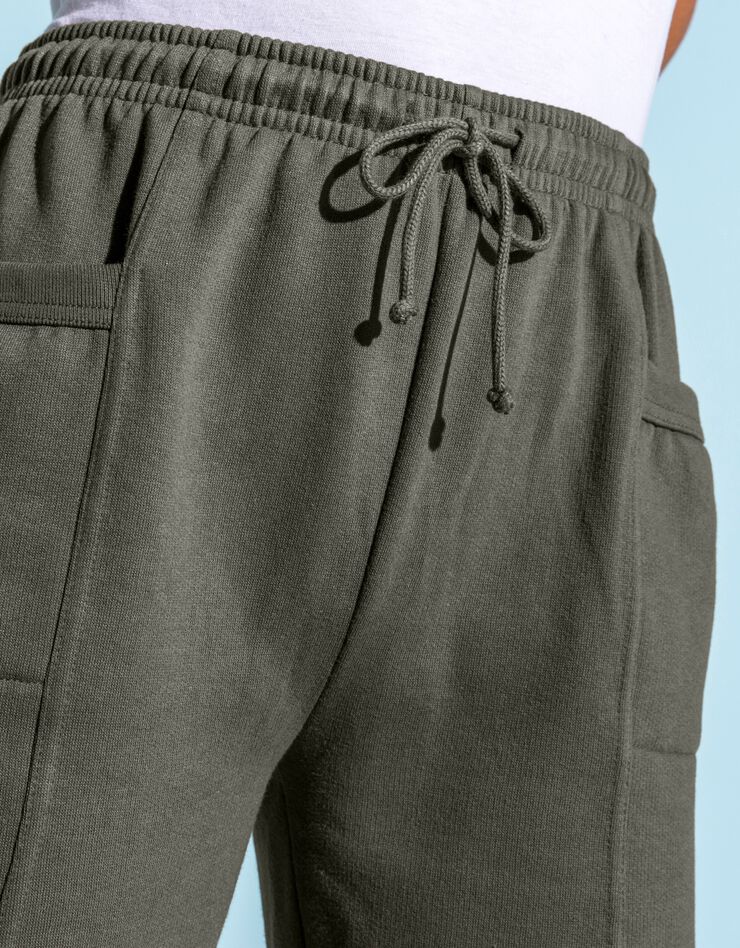 Pantalon jogging, molleton gratté (kaki) Pantalon jogging, molleton gratté (kaki)