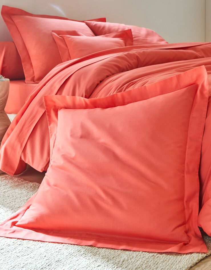 Linge de lit uni polyester-coton Colombine (grenadine)