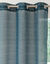 Panneau voile fines rayures (bleu canard)