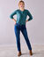 Cardigan boutons perles fantaisie, maille anglaise toucher doux (vert sauge)