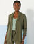 Veste blazer, maille milano (kaki)