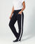 Pantalon jogging bicolore (noir / blanc)