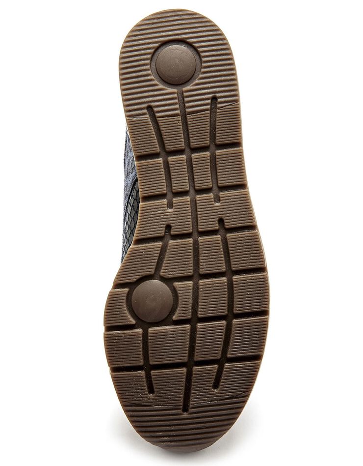 Derbies en cuir spécial Hallux valgus - imprimé (bleu) Derbies en cuir spécial Hallux valgus - imprimé (bleu)