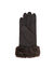 Gants tactiles poignets fourrés  (marron)