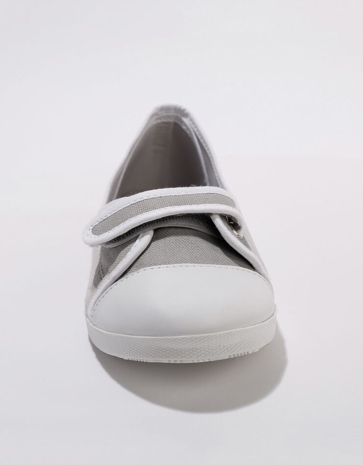Ballerines toile (gris / blanc) Ballerines toile (gris / blanc)