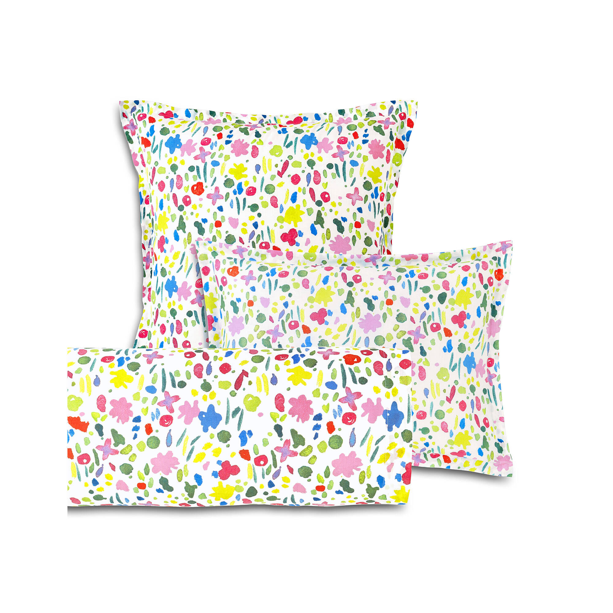 ACTUEL Parure housse de couette en coton 57 fils MANON pas cher