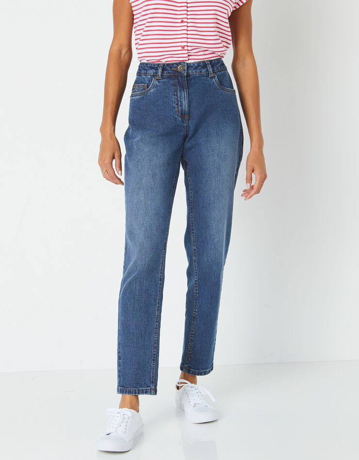 Jean stretch coupe mom spécial petites (stone) Jean stretch coupe mom spécial petites (stone)