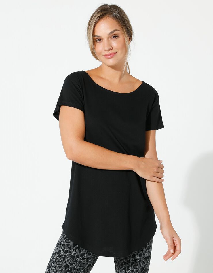 Tee-shirt manches courtes (noir) Tee-shirt manches courtes (noir)