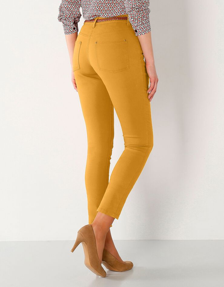 Pantalon 7/8ème fuselé stretch (safran) Pantalon 7/8ème fuselé stretch (safran)