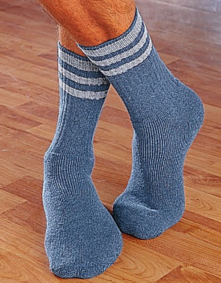 Mi-chaussettes confort - lot de 10 paires (anthracite / gris / bleu)