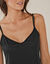 Fond de robe extensible maille microfibre (noir)