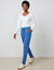 Pantalon jogpant ceinture &eacute;lastiqu&eacute;e molleton  (bleu)