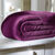 Couverture microfibre (prune)