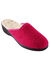 Chaussons mules - fourrés laine (framboise)