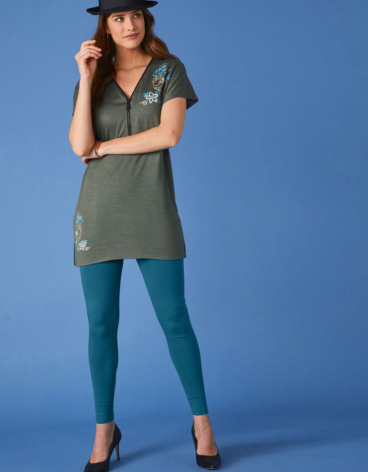 Legging maille jersey (bleu canard) Legging maille jersey (bleu canard)