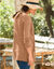 Gilet porter ouvert (noisette)