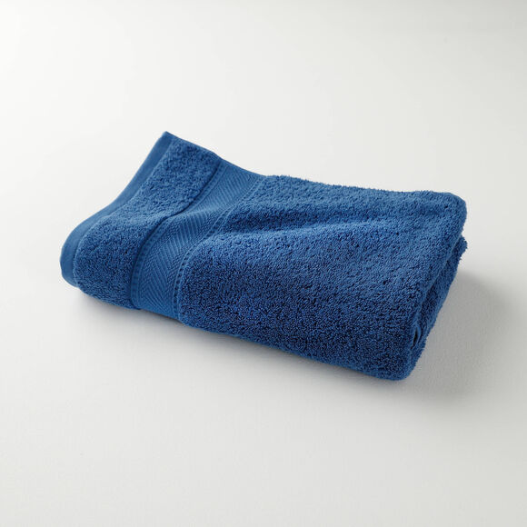 Collection serviettes de bain unies - confort luxe 540g/m&sup2; (bleu)