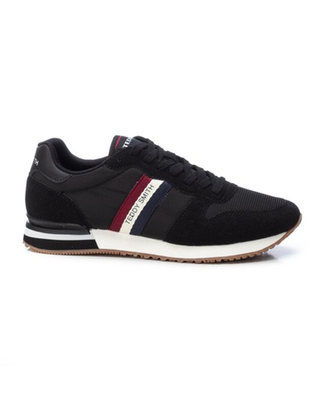 Baskets style sneakers à lacets, 71886 (noir)