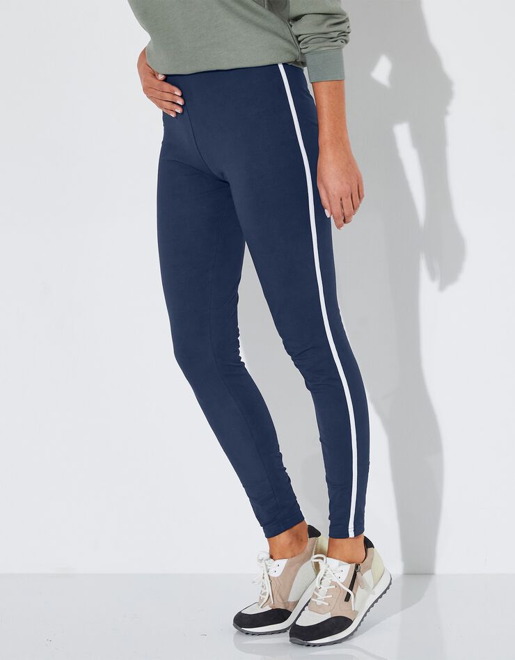 Legging bicolore (marine / blanc) Legging bicolore (marine / blanc)