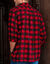 Chemise carreaux écossais flanelle (rouge / noir)